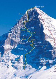 Routes: North Face of the Eiger