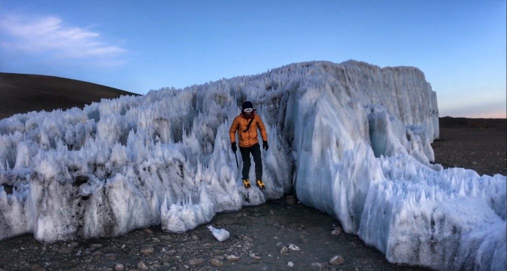 Jon Gupta Kilimanjaro ice climbing 2 – CREDIT Jon Gupta
