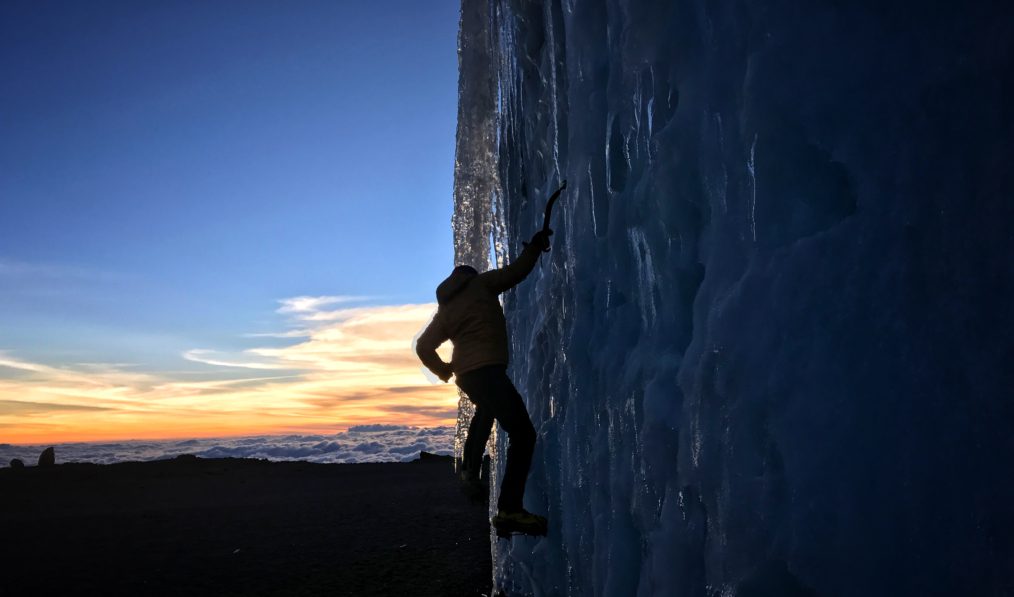 Jon Gupta Kilimanjaro ice climbing 4 – CREDIT Jon Gupta