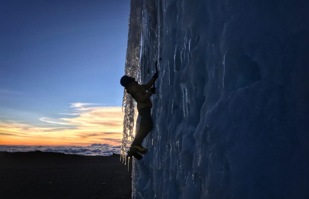 Jon Gupta Kilimanjaro ice climbing 7 – CREDIT Jon Gupta