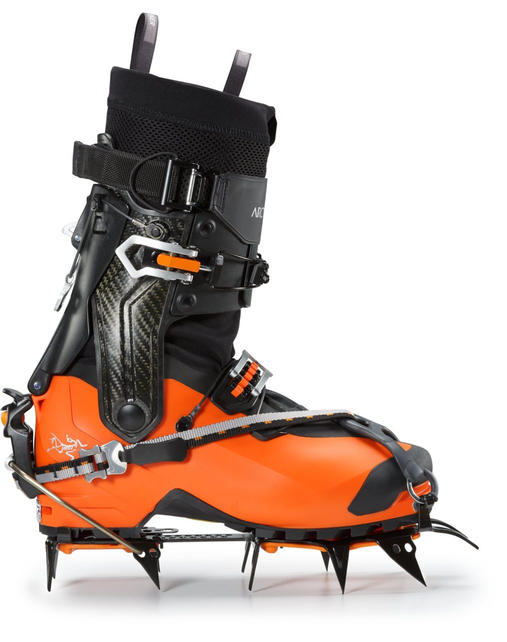 Procline-Carbon-Lite-Boot-Cayenne-With-Crampons
