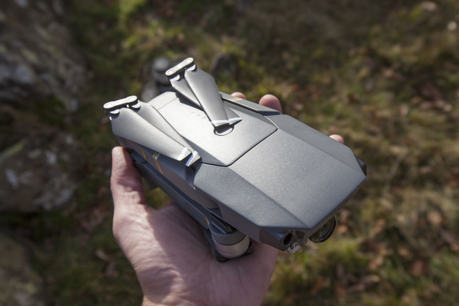 Tybalt Peake testing the new ‘MavicPro’ drone.