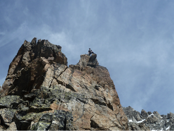 Alps rock tower