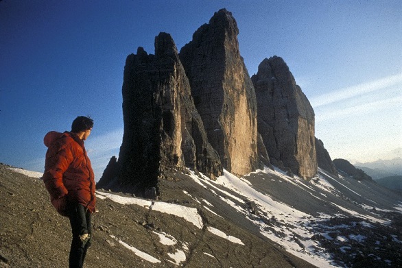 HUBER lecture.  Cima Grande Europe  pic by D Scott