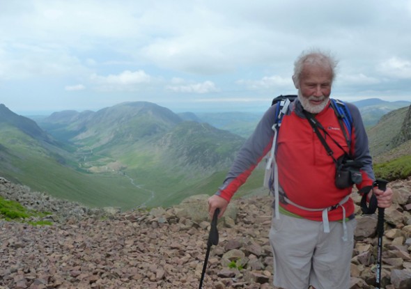 Sir-Chris-Bonington-walking-in-the-Lake-District